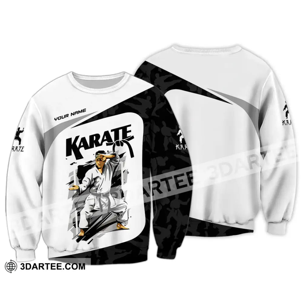 Unisex Shirt - Custom Karate Sport Shirt Long Sleeve / S T-shirt