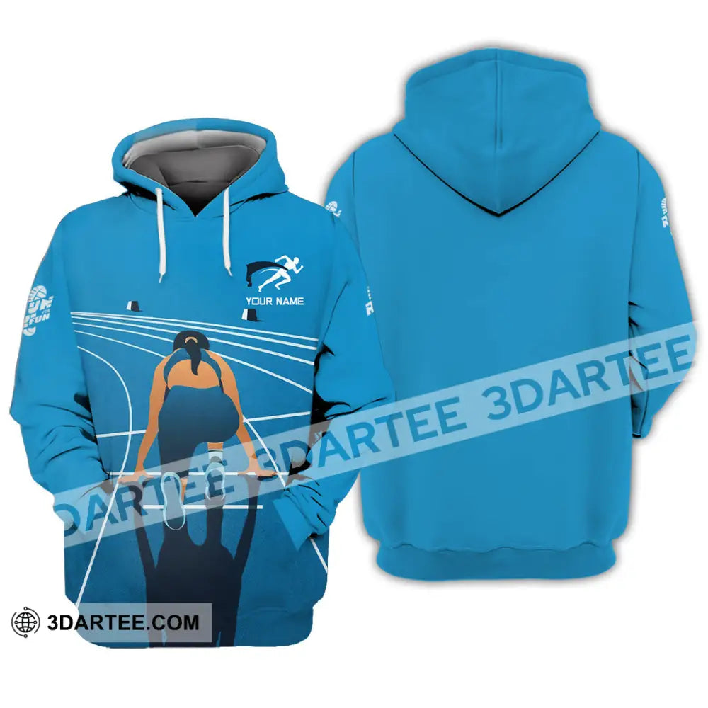 Unisex Shirt - Custom Love Running Sport Shirt Hoodie / S T-shirt