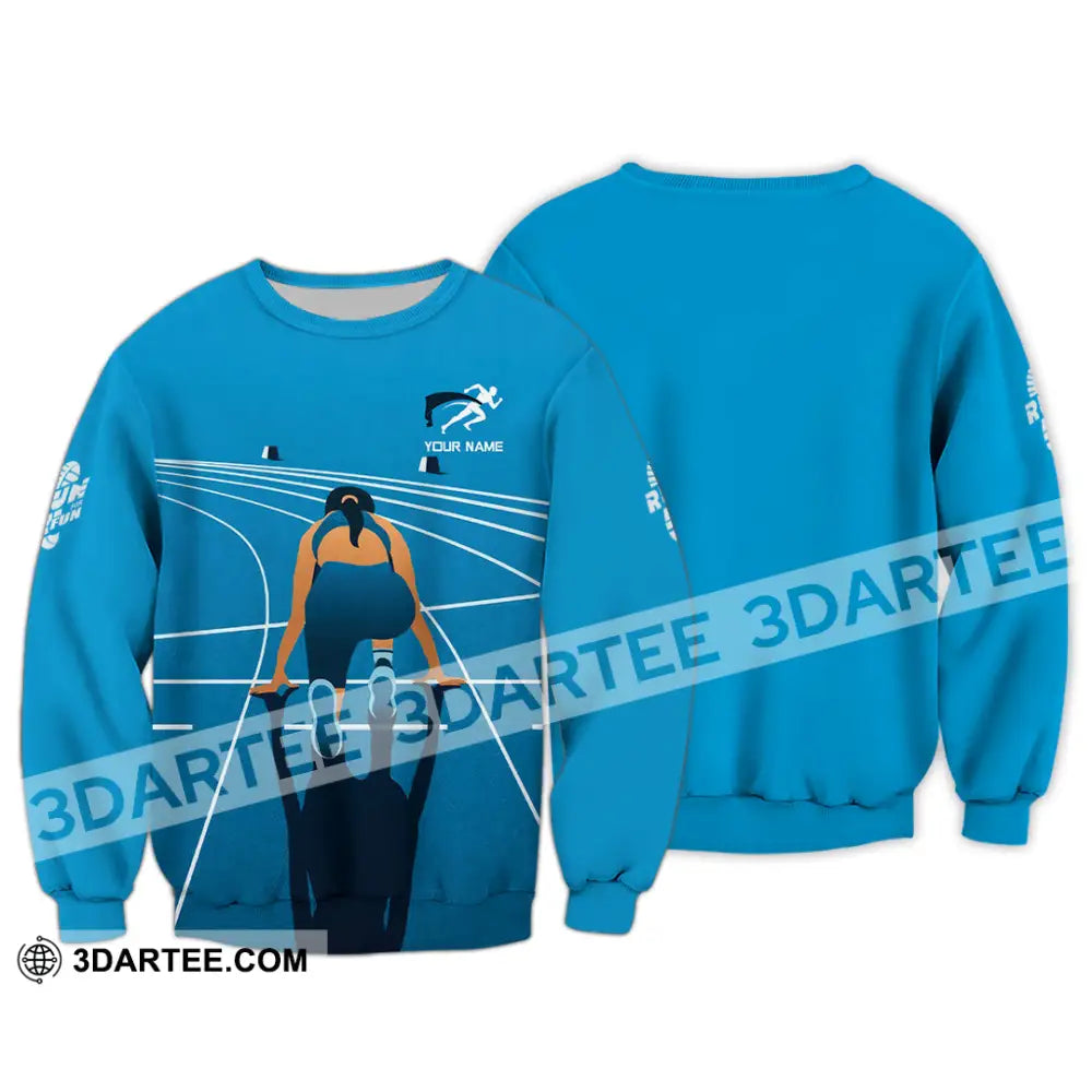 Unisex Shirt - Custom Love Running Sport Shirt Long Sleeve / S T-shirt