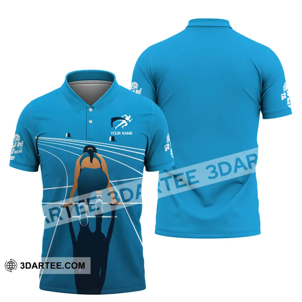 Unisex Shirt - Custom Love Running Sport Shirt Polo Shirt / S T-shirt