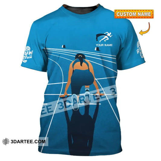 Unisex Shirt - Custom Love Running Sport Shirt T-shirt