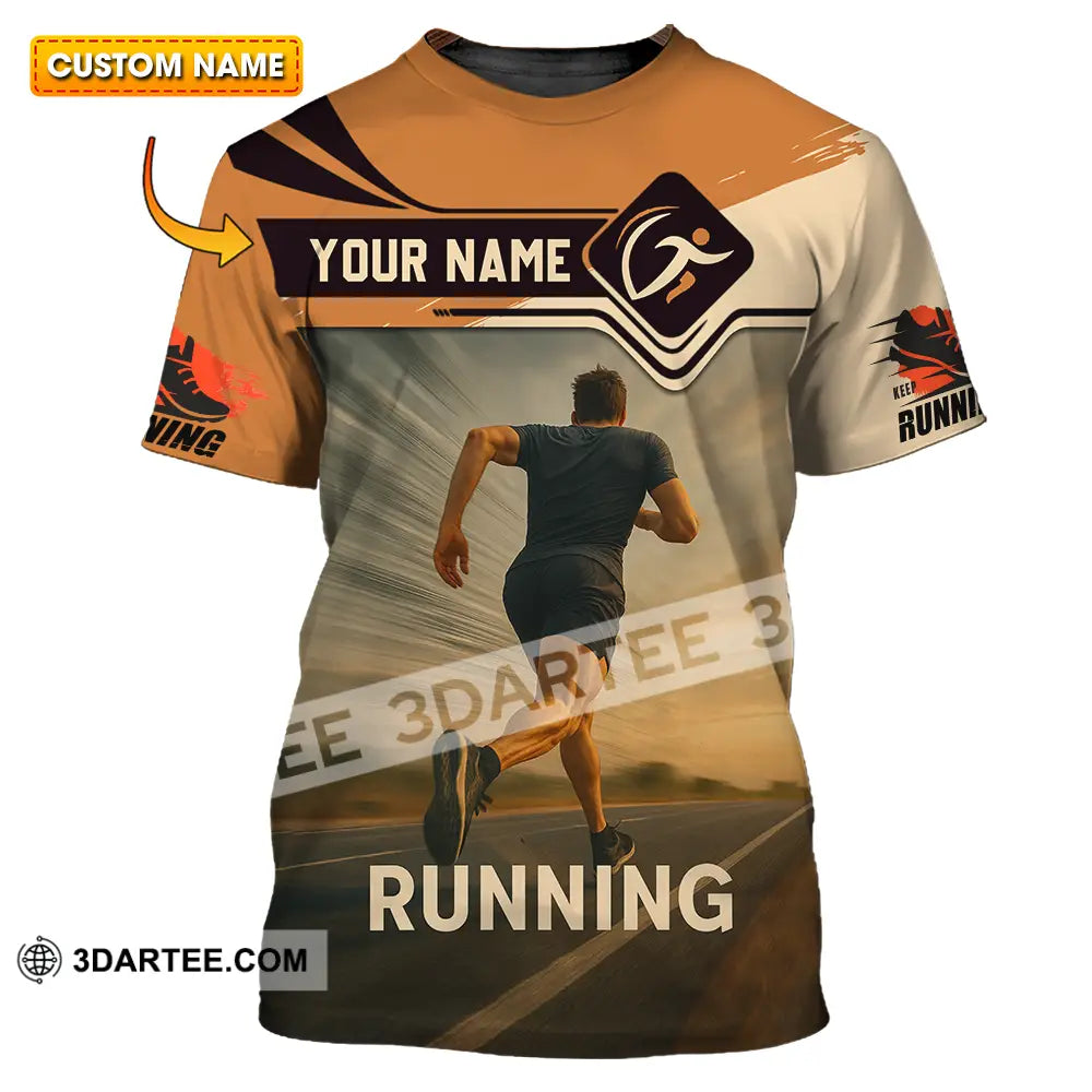 Unisex Shirt - Custom Love Running Shirt T-shirt