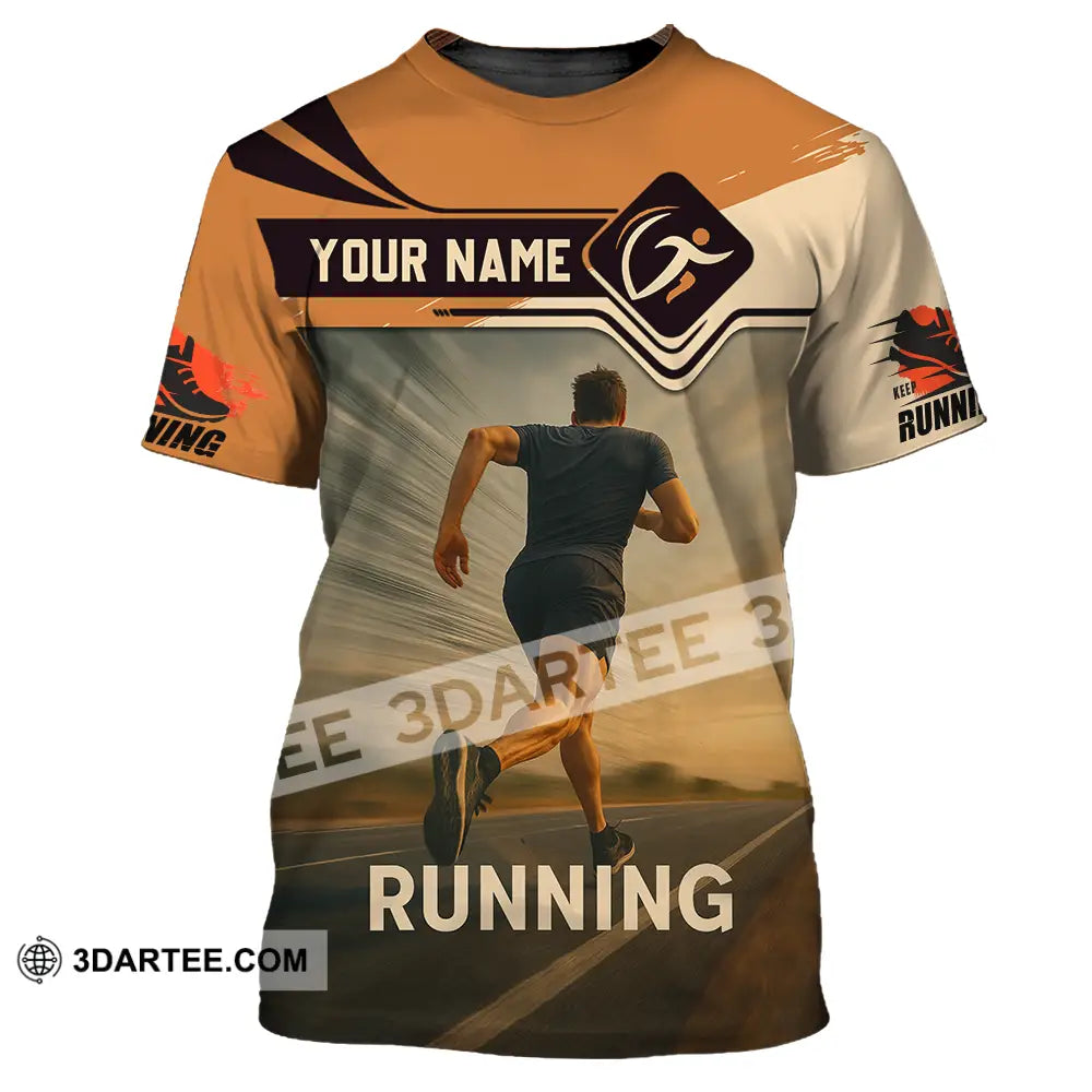 Unisex Shirt - Custom Love Running Shirt T-Shirt / S T-shirt