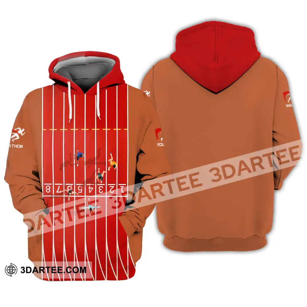 Unisex Shirt - Custom Marathon Running Lover Sport Shirt Hoodie / S T-shirt