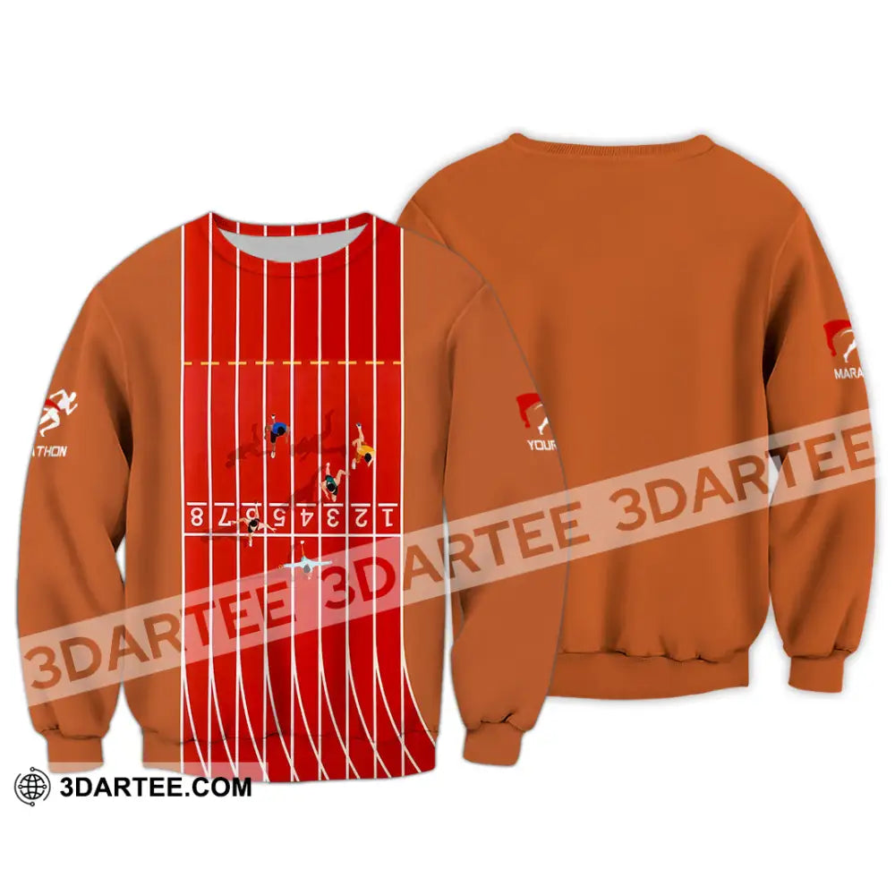 Unisex Shirt - Custom Marathon Running Lover Sport Shirt Long Sleeve / S T-shirt