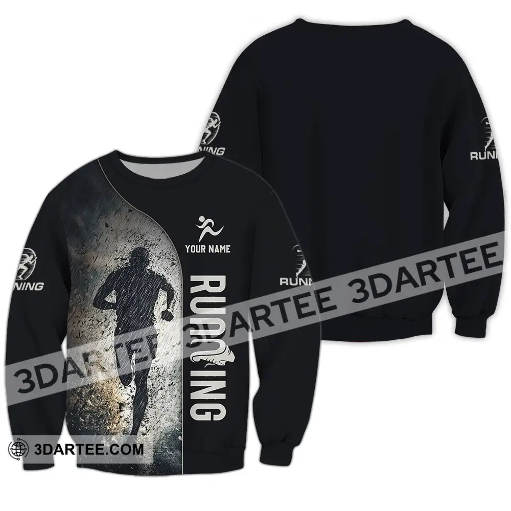 Unisex Shirt - Custom Marathon Running Lover Sport Shirt Long Sleeve / S T-shirt