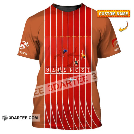 Unisex Shirt - Custom Marathon Running Lover Sport Shirt T-shirt