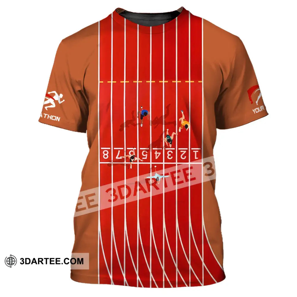 Unisex Shirt - Custom Marathon Running Lover Sport Shirt T-Shirt / S T-shirt