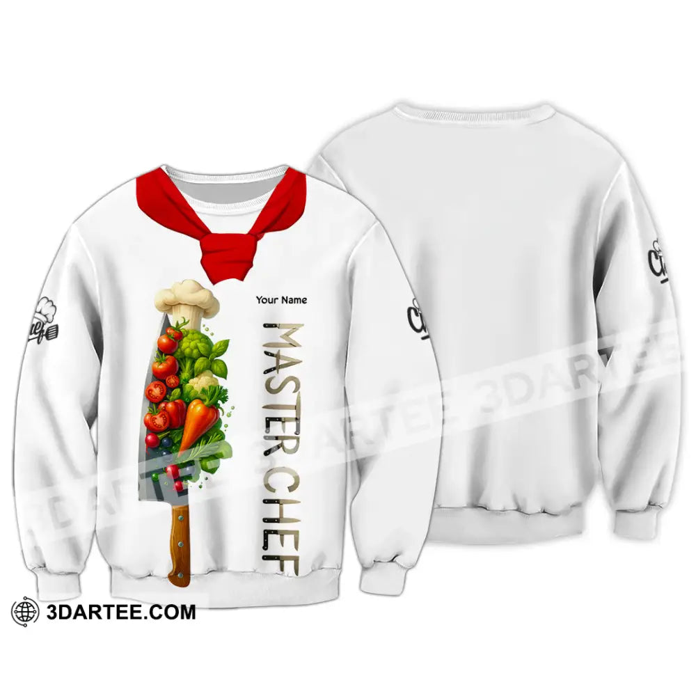 Unisex Shirt - Custom Master Chef Shirt Long Sleeve / S T-shirt