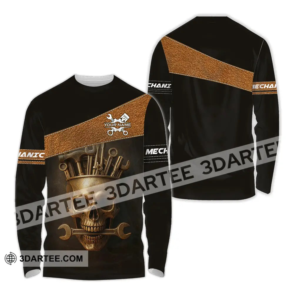 Unisex Shirt Custom Mechanic Shirt Long Sleeve Shirt / S T shirt