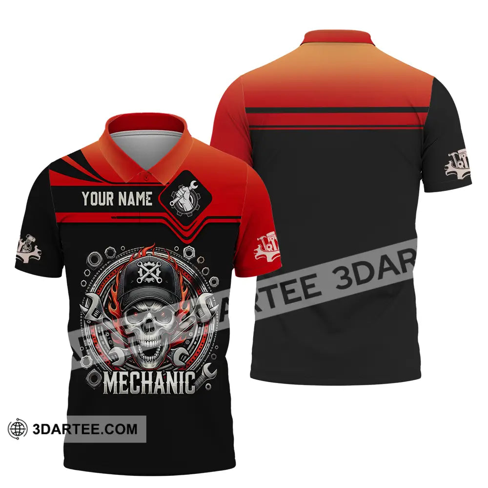 Unisex Shirt - Custom Mechanic Shirt Polo Shirt / S T-shirt