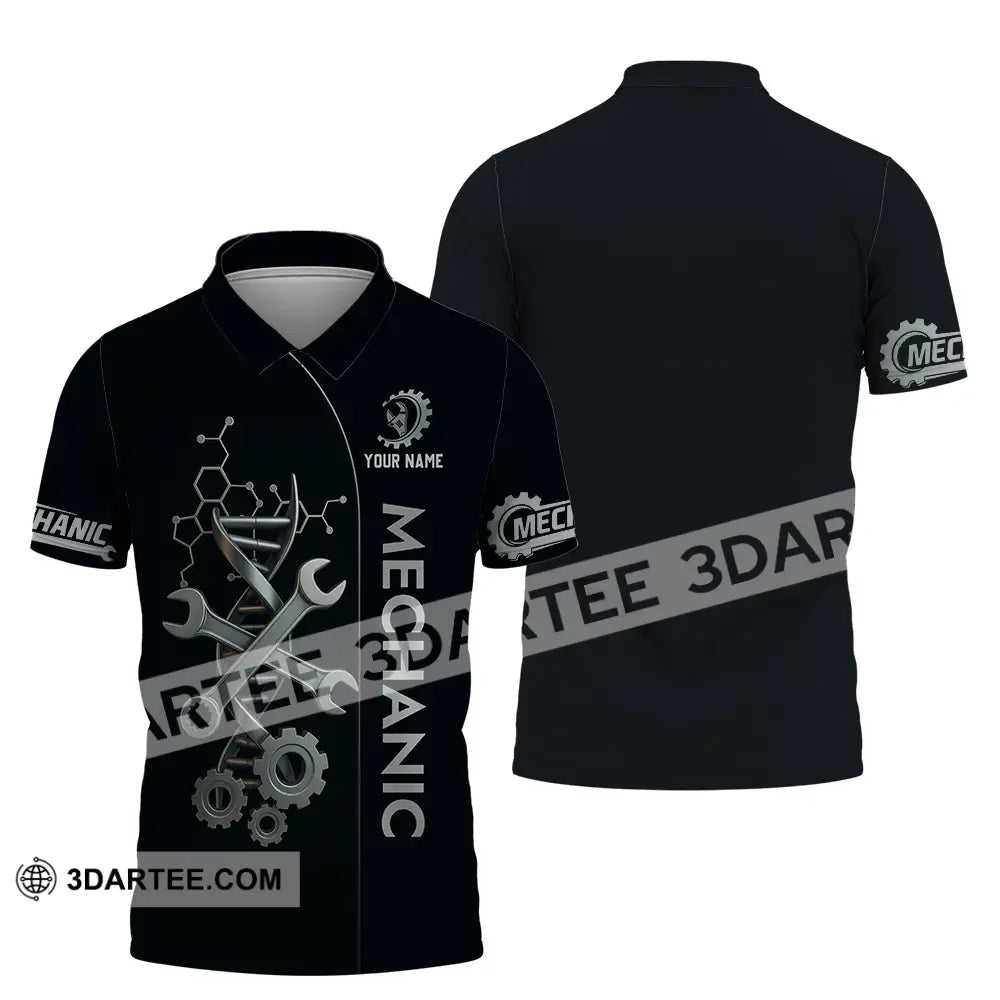Unisex Shirt Custom Mechanic Shirt Polo Shirt / S T shirt