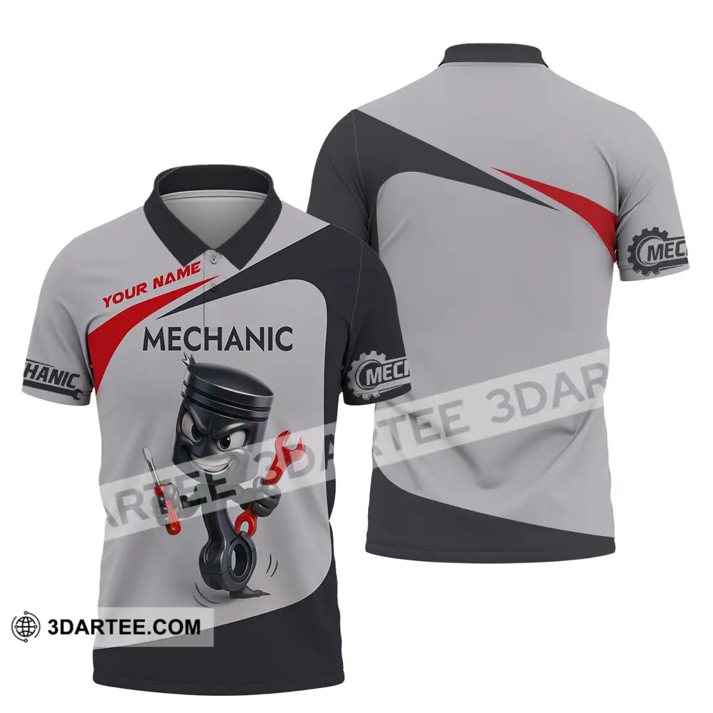 Unisex Shirt Custom Mechanic Shirt Polo Shirt / S T shirt