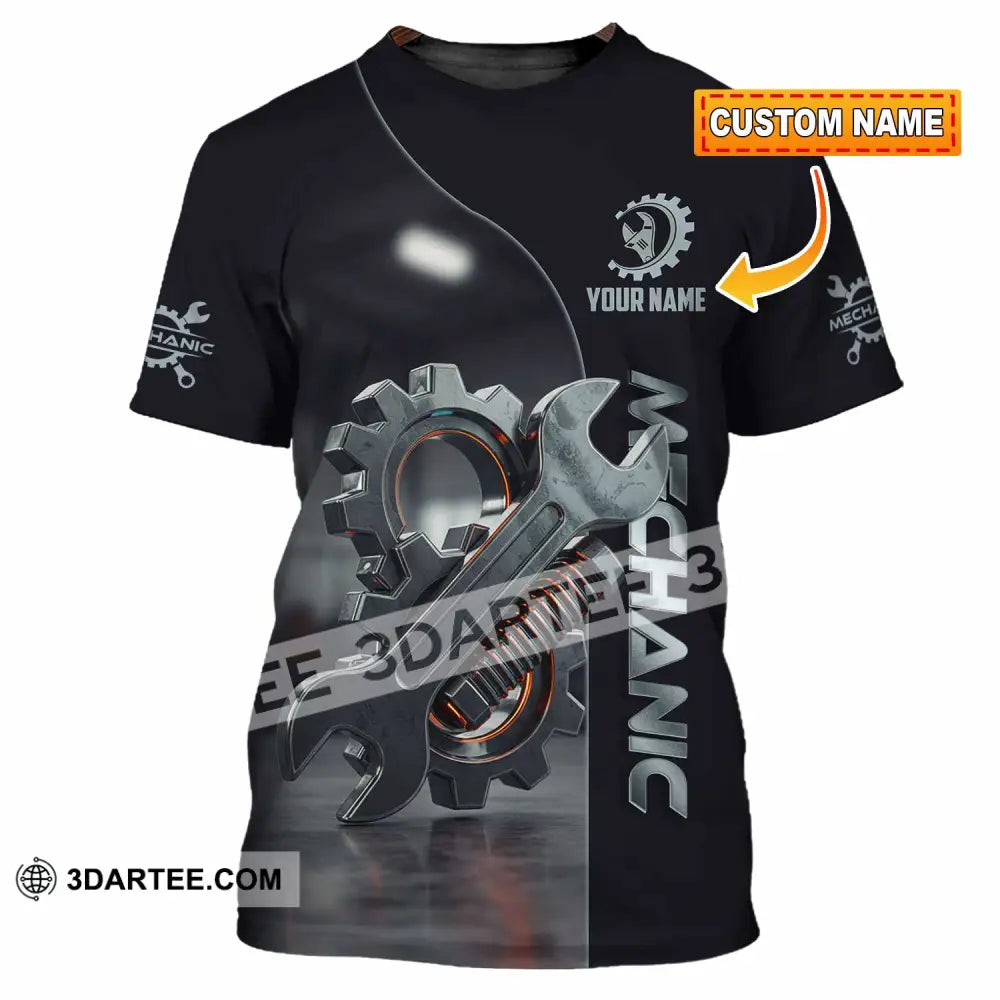 Unisex Shirt Custom Mechanic Shirt T shirt