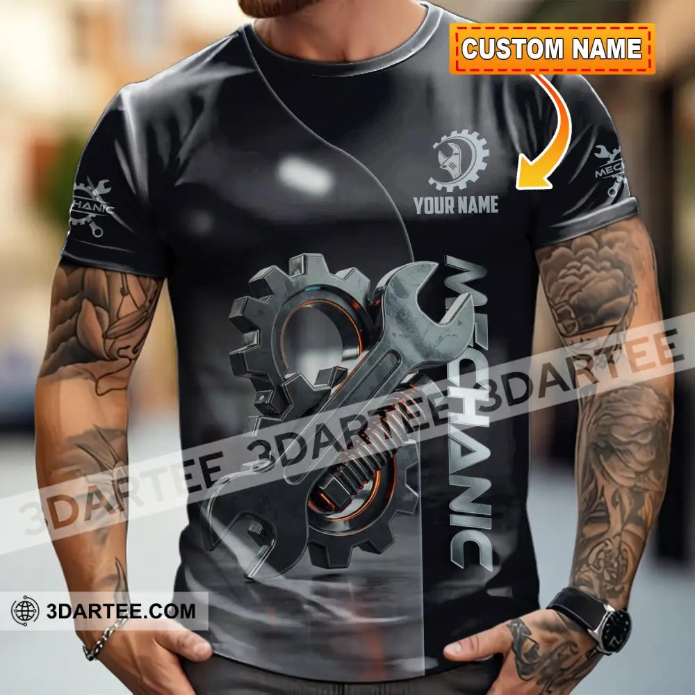 Unisex Shirt Custom Mechanic Shirt T shirt