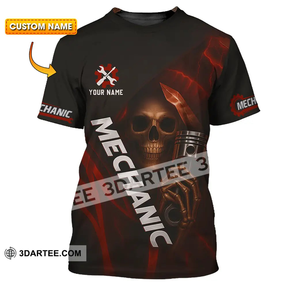 Unisex Shirt Custom Mechanic Shirt T shirt