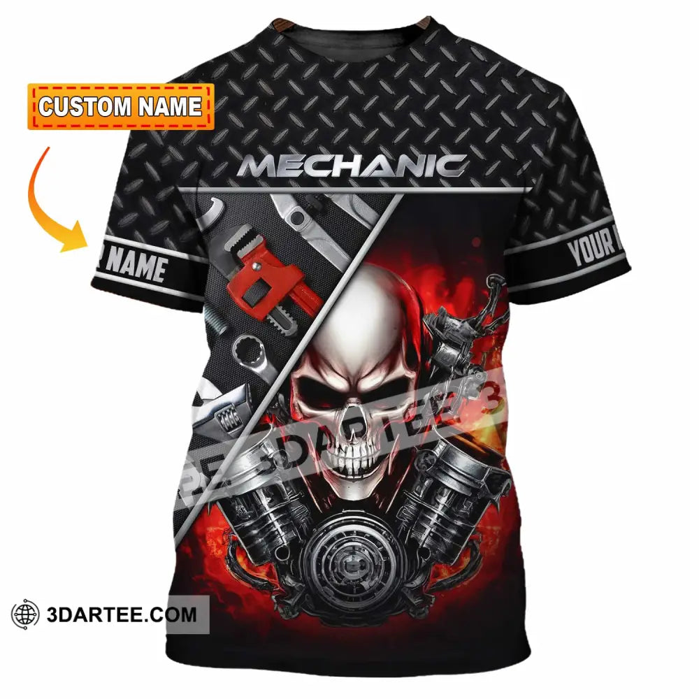 Unisex Shirt Custom Mechanic Shirt T shirt