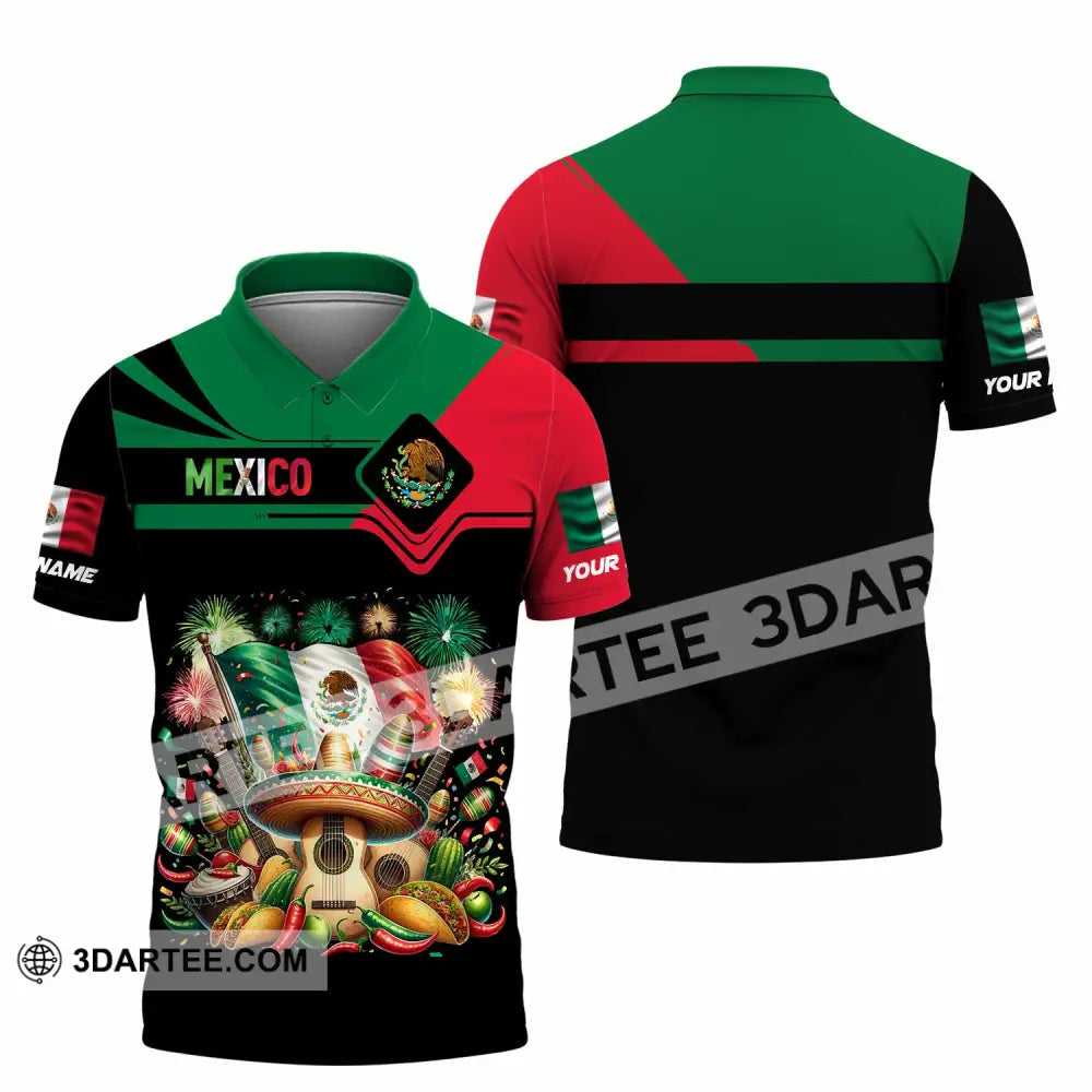 Unisex Shirt - Custom Mexico Shirt Polo Shirt / S T-shirt