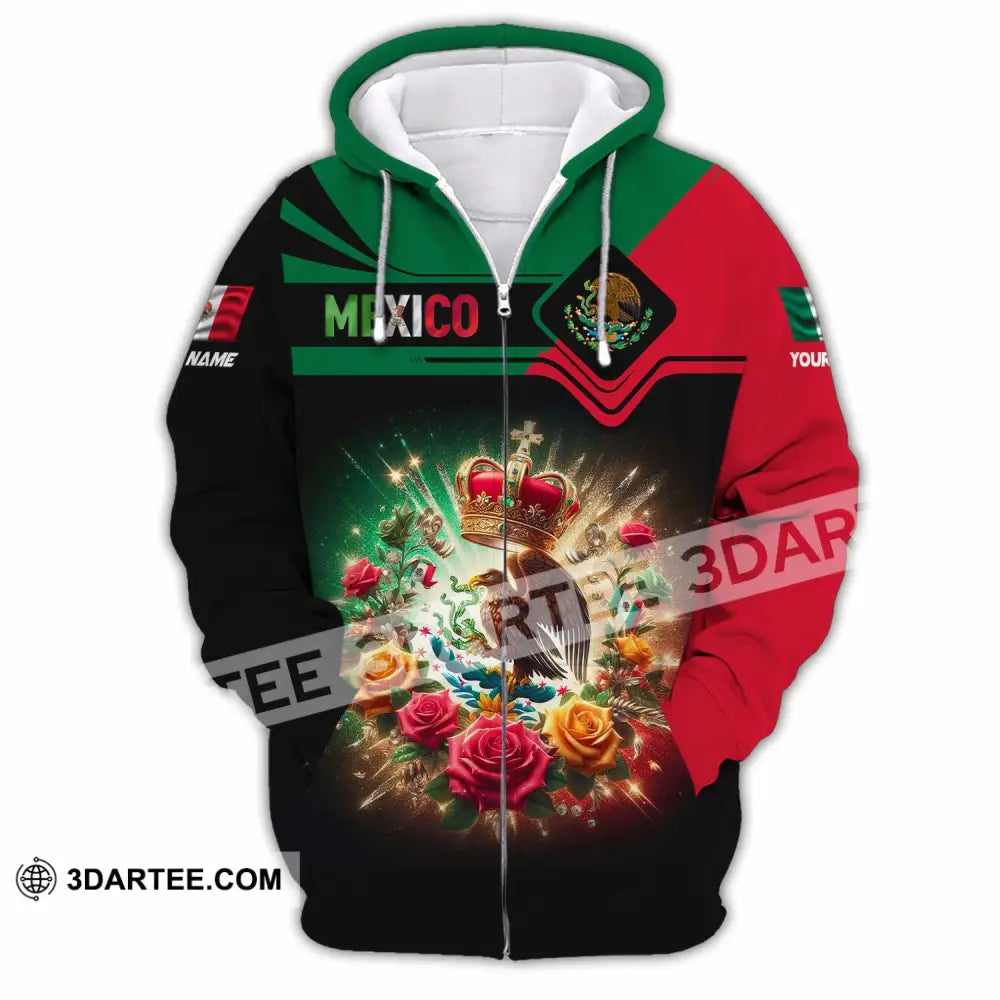 Unisex Shirt - Custom Mexico Shirt Zipper Hoodie / S T-shirt