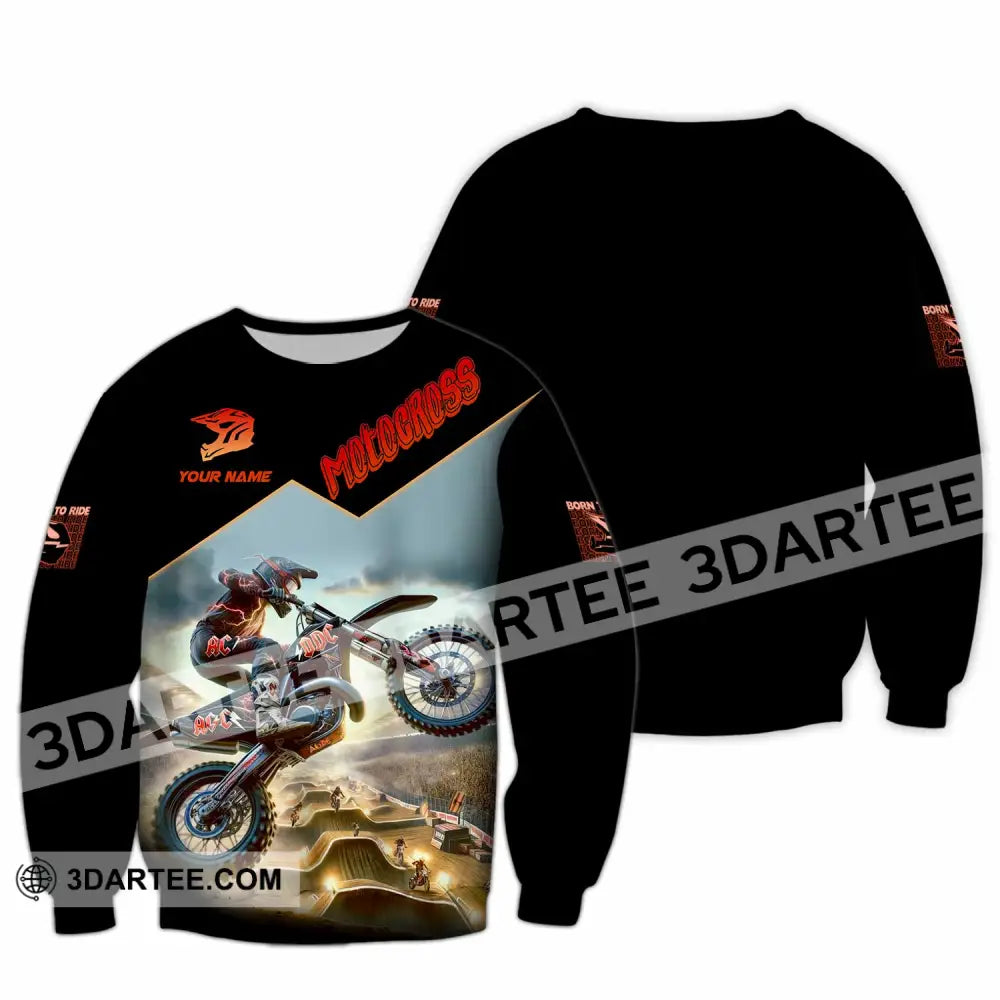 Unisex Shirt - Custom Motocross Shirt Long Sleeve / S T-shirt
