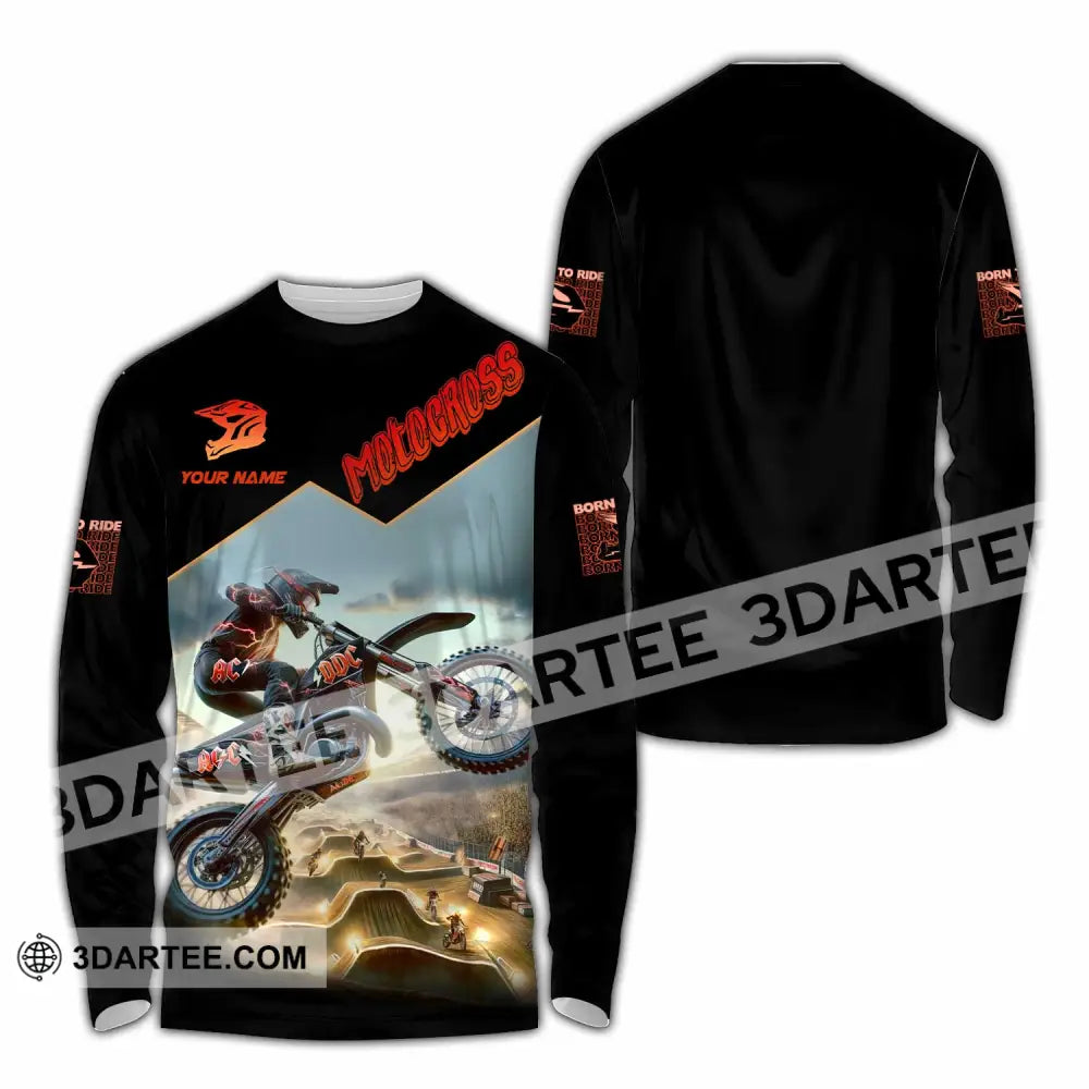 Unisex Shirt - Custom Motocross Shirt Long Sleeve Shirt / S T-shirt