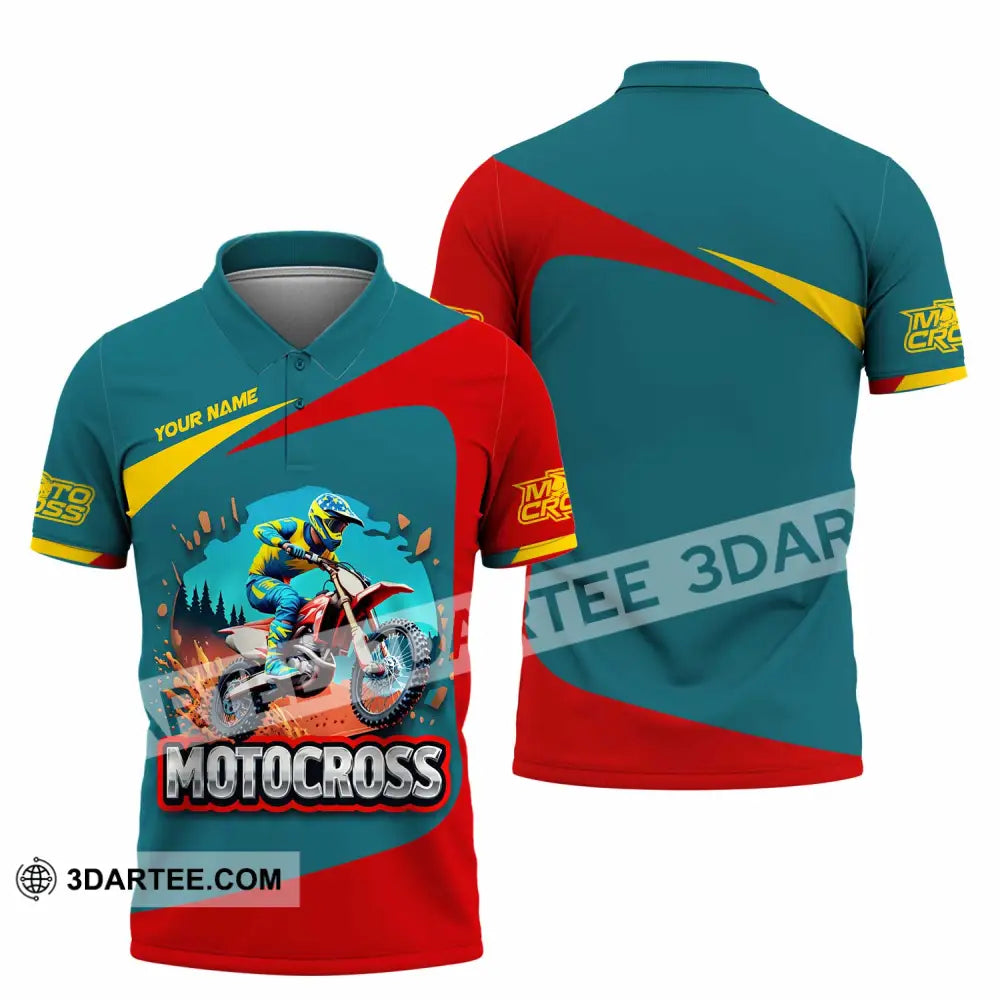 Unisex Shirt - Custom Motocross Shirt Polo Shirt / S T-shirt