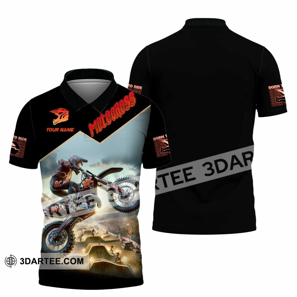 Unisex Shirt - Custom Motocross Shirt Polo Shirt / S T-shirt