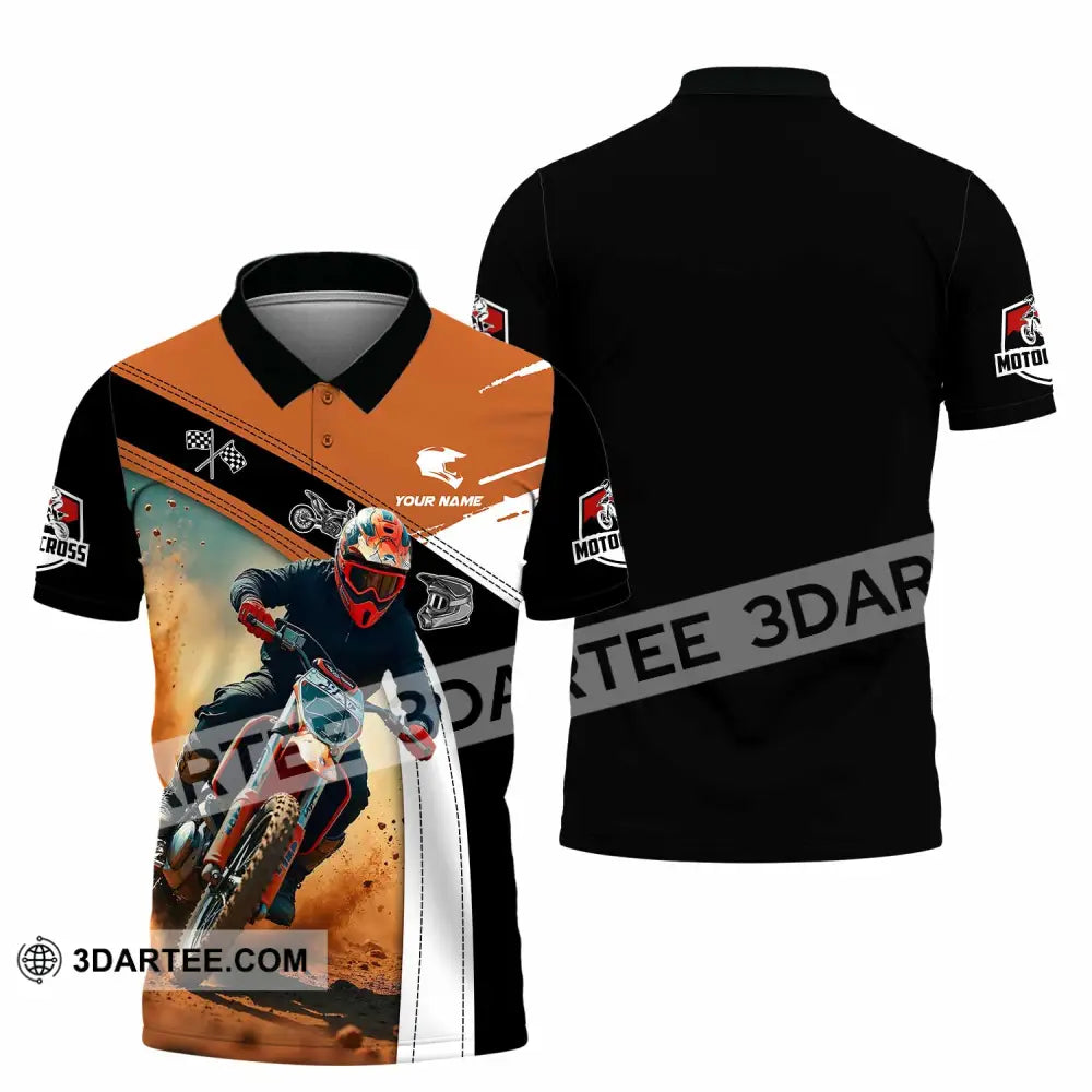 Unisex Shirt - Custom Motocross Shirt Polo Shirt / S T-shirt