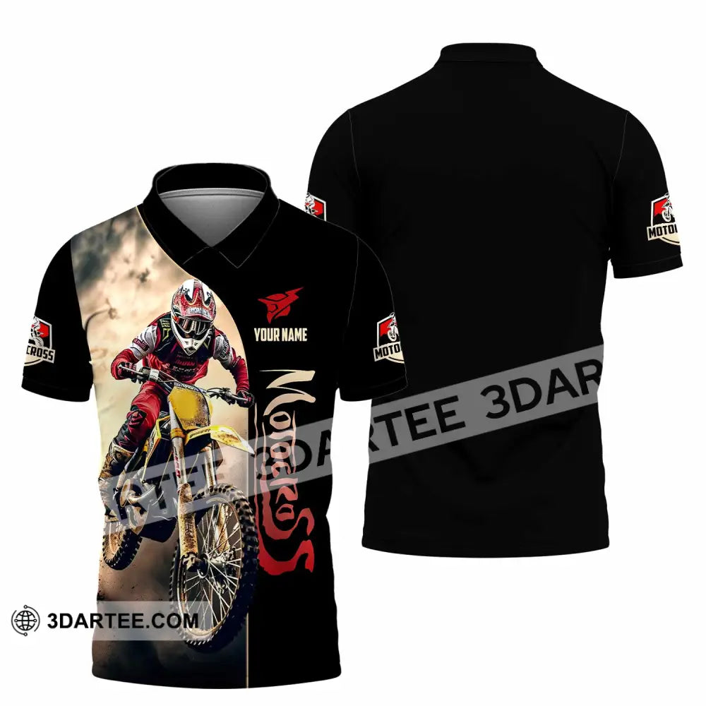 Unisex Shirt - Custom Motocross Shirt Polo Shirt / S T-shirt