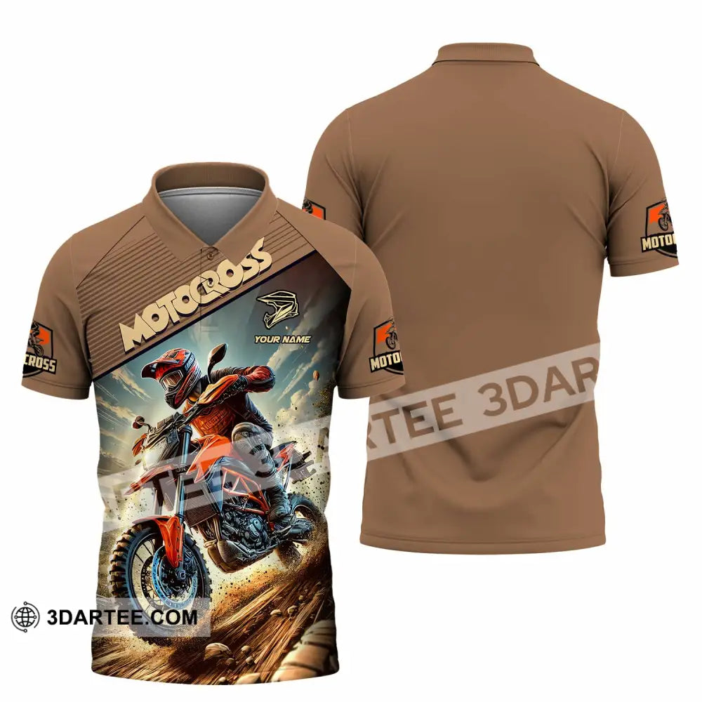 Unisex Shirt - Custom Motocross Shirt Polo Shirt / S T-shirt