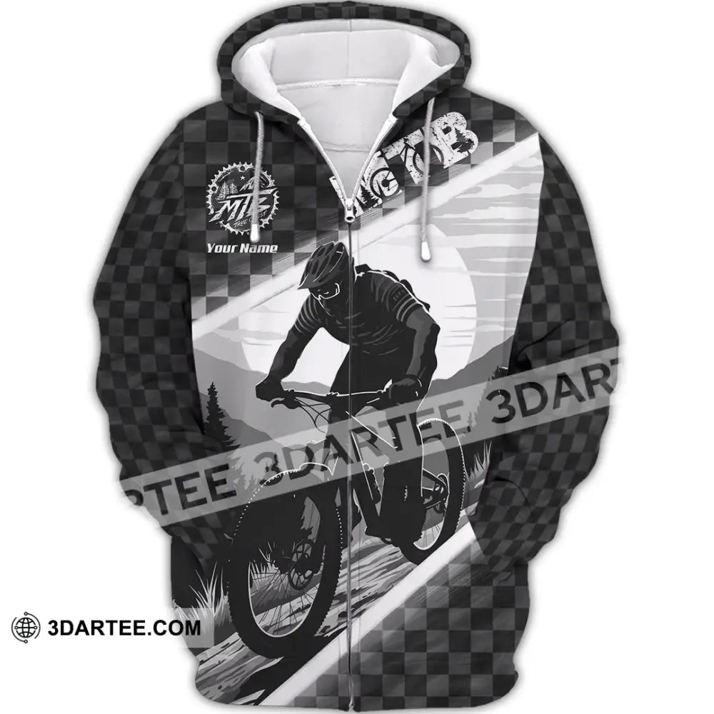 Unisex Shirt - Custom MTB Shirt Zipper Hoodie / S T-shirt