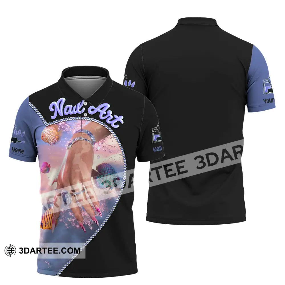 Unisex Shirt Custom Nails Art Shirt Polo Shirt / S T shirt