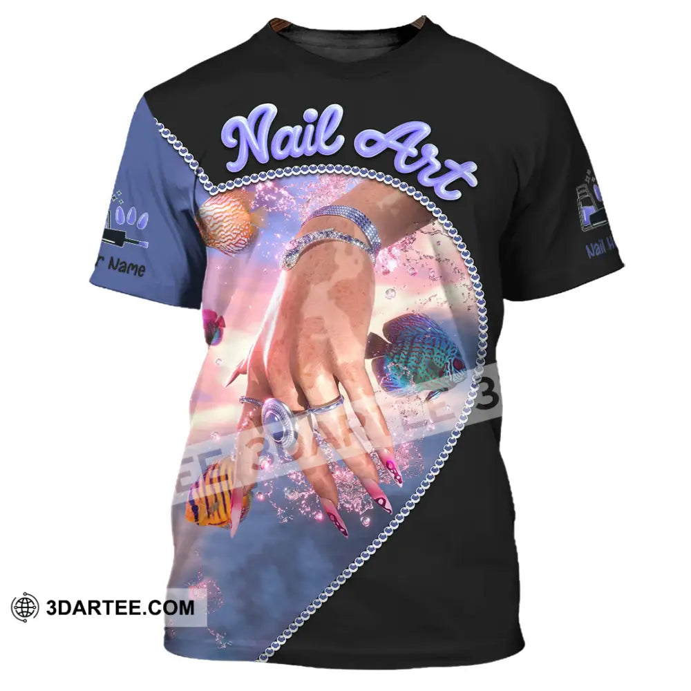 Unisex Shirt Custom Nails Art Shirt T Shirt / S T shirt