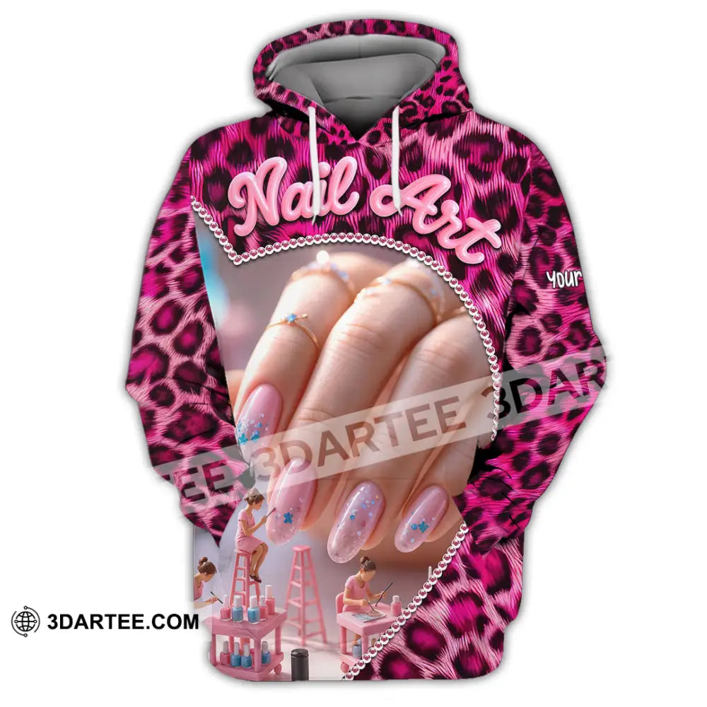 Unisex Shirt Custom Nails Artist Shirt Hoodie / S T shirt