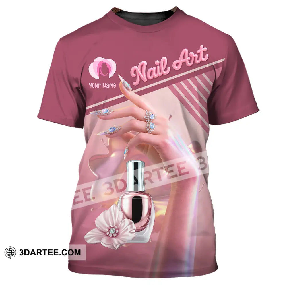 Unisex Shirt Custom Nails Artist Shirt T Shirt / S T shirt