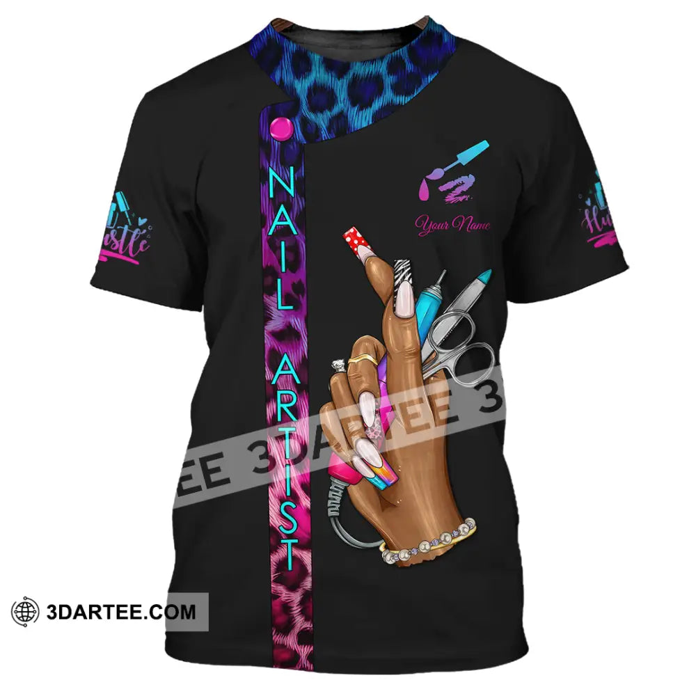Unisex Shirt Custom Nails Artist Shirt T Shirt / S T shirt