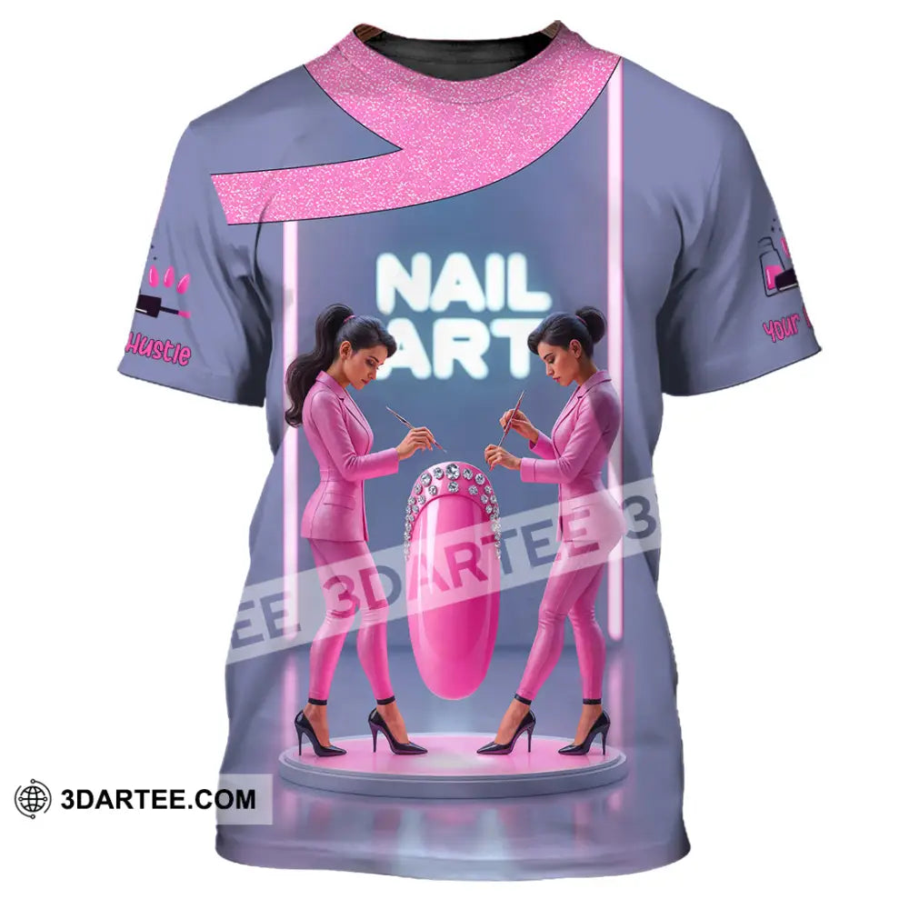 Unisex Shirt Custom Nails Artist Shirt T Shirt / S T shirt