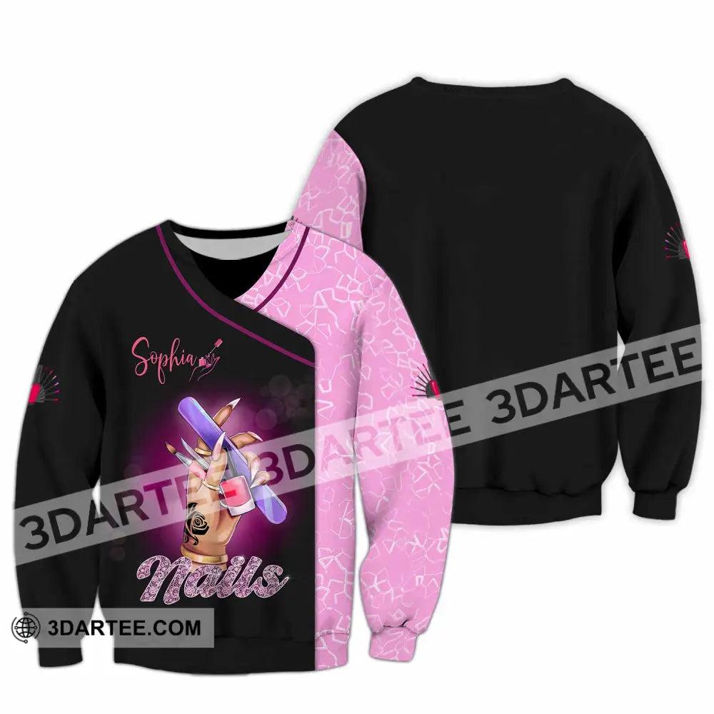 Unisex Shirt - Custom Nails Lover Shirt Long Sleeve / S T-shirt