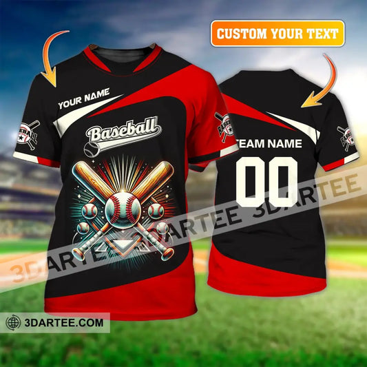 Unisex Shirt Custom Name And Number Baseball Polo Long Sleeve T-Shirt