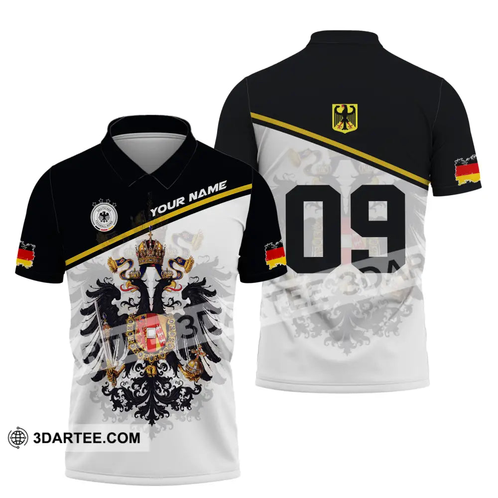 Unisex Shirt - Custom Name And Number Germany Euro 2024 National Team Lover Polo / S T-Shirt