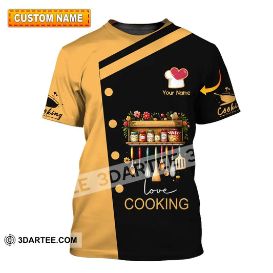 Unisex Shirt - Custom Name Cooking T-Shirt