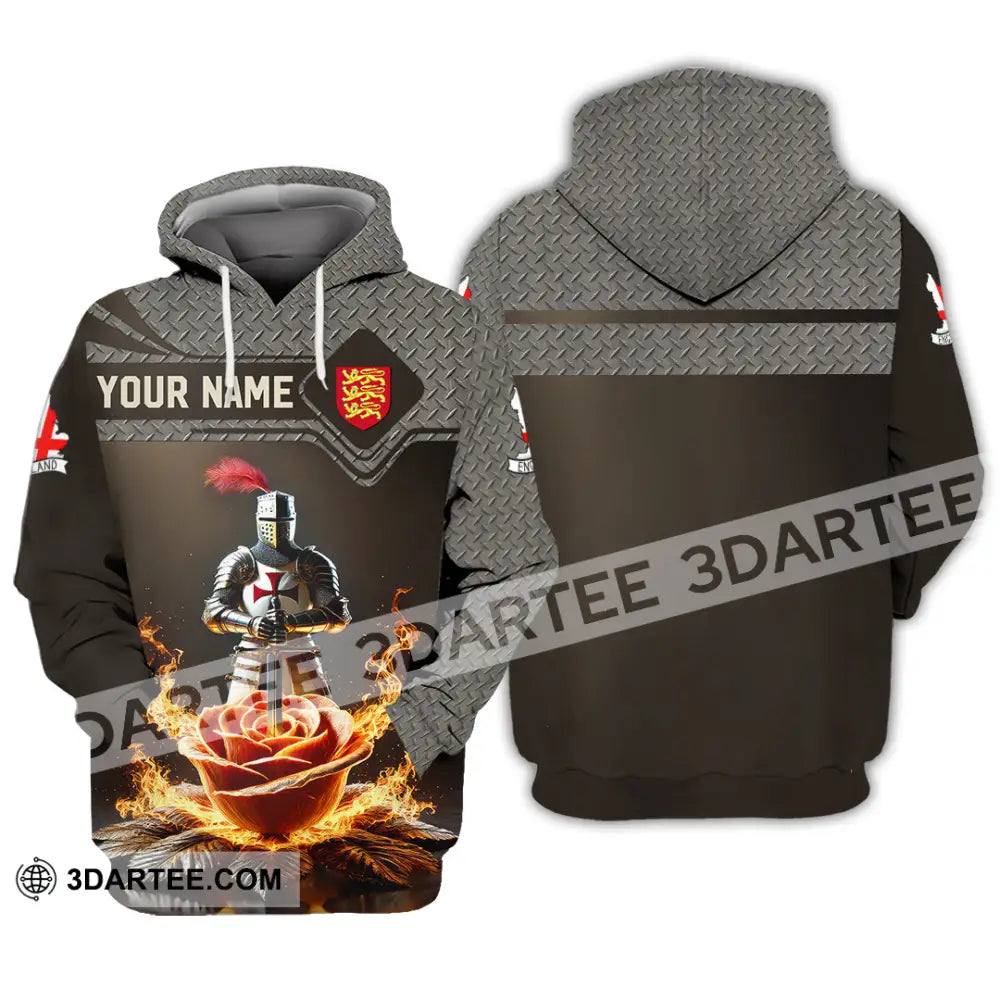 Unisex Shirt Custom Name England Lover Gift Hoodie / S T-Shirt