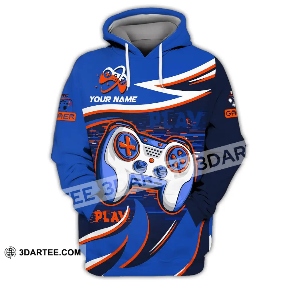 Unisex Shirt Custom Name For Game Lover Best Gamer Gift Gamers Hoodie / S T-Shirt