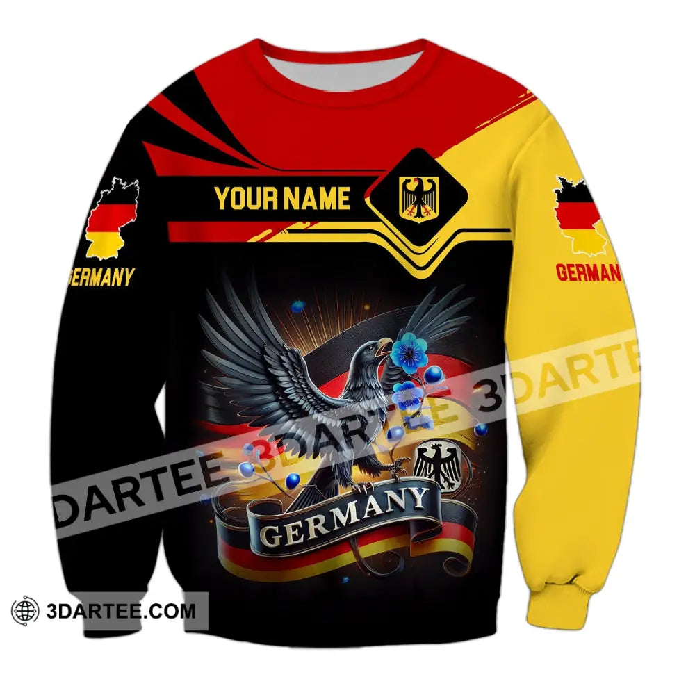 Unisex Shirt Custom Name German Germany Polo Long Sleeve Gift / S T-Shirt