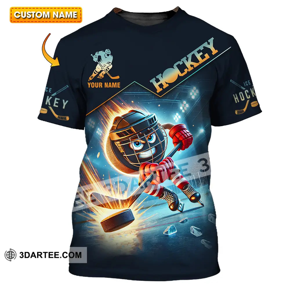 Unisex Shirt - Custom Name Hockey T-Shirt