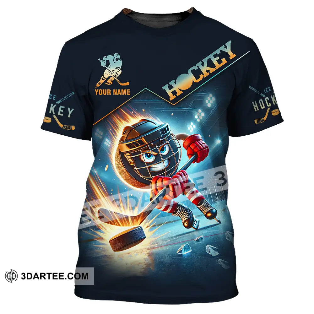 Unisex Shirt - Custom Name Hockey T-Shirt / S T-Shirt