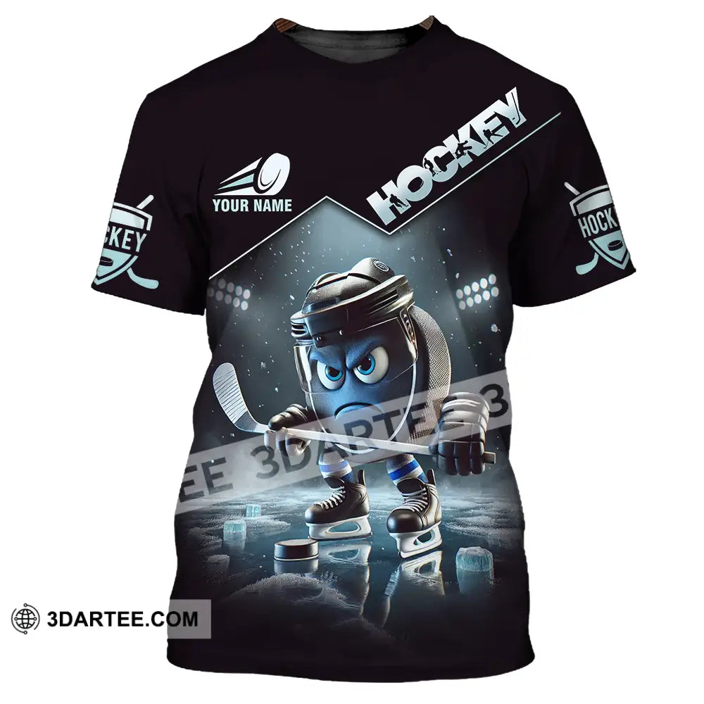 Unisex Shirt - Custom Name Hockey T-Shirt / S T-Shirt