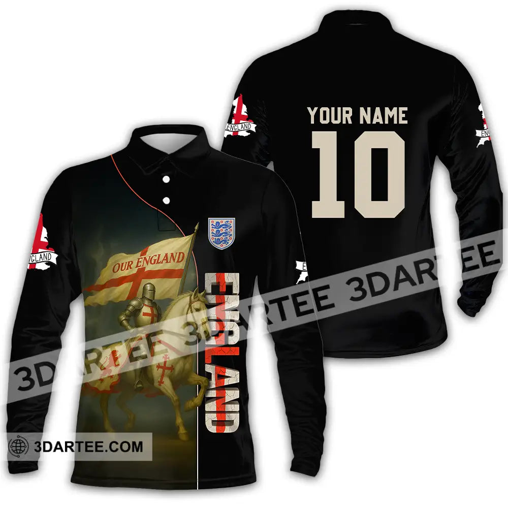 Unisex Shirt - Custom Our England Shirt Long Sleeve Polo / S T-shirt