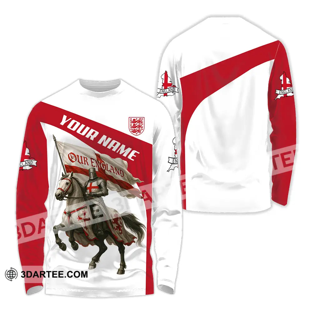 Unisex Shirt - Custom Our England Shirt Long Sleeve Shirt / S T-shirt