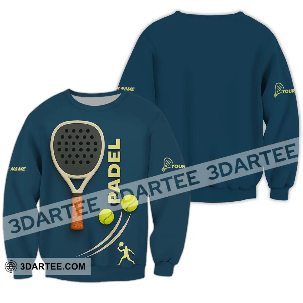 Unisex Shirt - Custom Padel Shirt Long Sleeve / S T-shirt